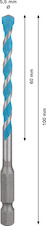 Víceúčelový vrták EXPERT HEX-9 MultiConstruction, 5,5 × 60 × 100 mm