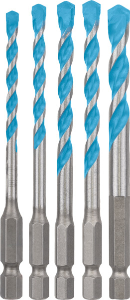 5dílná sada vrtáků EXPERT HEX-9 MultiConstruction 4/5/6/6/8 mm