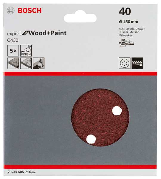 Brusný papír C430, balení 5 ks