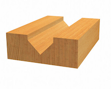 Drážkovací fréza tvaru V, Expert for Wood, 8 mm, D 12,7 mm, L 10 mm, G 44,5 mm, G 90°