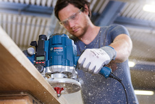 Zaoblovací fréza Expert for Wood, 8 mm, D 16,7 mm, R1 2 mm, L 12,7 mm, G 55 mm