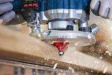 Zaoblovací fréza Expert for Wood, 8 mm, D 16,7 mm, R1 2 mm, L 12,7 mm, G 55 mm