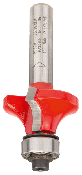 Zaoblovací fréza Expert for Wood, 8 mm, D 28,6 mm, R1 8 mm, L 12,7 mm, G 55 mm