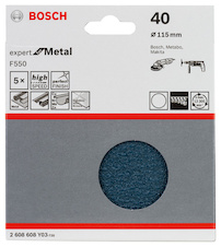 Brusný papír F550, balení 5 ks