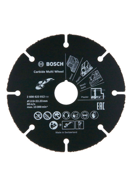 Řezný kotouč Carbide Multi Wheel, 115 mm