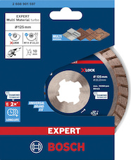 Diamantový řezací kotouč EXPERT MultiMaterial X-LOCK 125 × 22,23 × 2,4 × 12 mm
