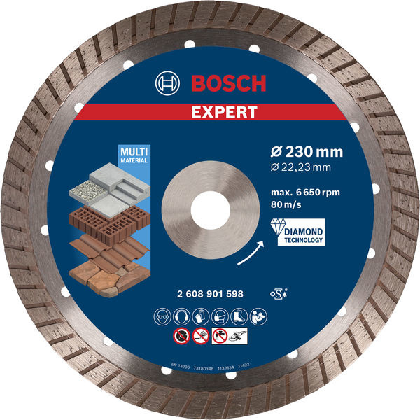 Diamantový řezací kotouč EXPERT MultiMaterial 230 × 22,23 × 2,4 × 15 mm