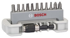 Sada 11 kusů šroubovacích nástavců s držákem bitů PH/PZ/T/S/HEX