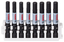 Sada nástavců Impact Control Power Bit, 8 ks, 4× H5, 4× H6