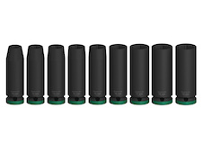 Sada PRO Impact Socket Set, ½″, prodloužené, 9 ks