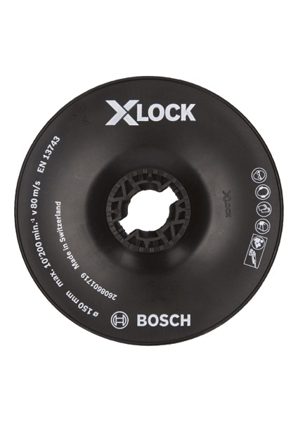 Opěrný talíř systému X-LOCK, 150 mm, hrubý