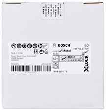Fíbrové brusné kotouče Expert for Metal systému X-LOCK, Ø 125 mm, G 60, R444, 1 kus