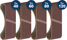 Brusný pás PRO X440, 100 × 610 mm, G5 × 40/5 × 60/5 × 80/5 × 120, 20 ks