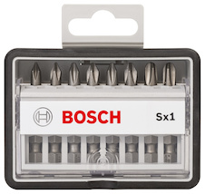 Sada šroubovacích nástavců Robust Line, Sx PH, verze Extra Hard, 8 kusů