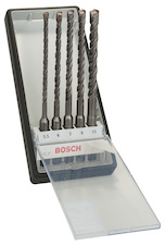 5dílná sada spirálových vrtáků do kladiv Robust Line SDS plus-5, 5,5–10 mm