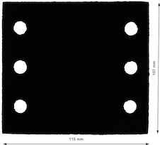 Ochranná podložka, 115 × 107 mm, 2×