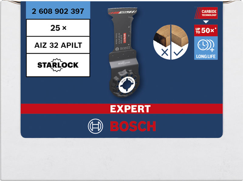 List pro multifunkční nářadí EXPERT MultiMax AIZ 32 APILT, 25 ks