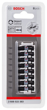 Nástavce Impact Control, 8 kusů (8xT40)