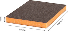 Pěnový brusný talíř EXPERT Flex S473, 98 × 120 × 13 mm, střední