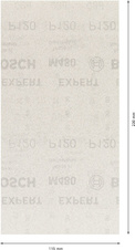 Brusná mřížka EXPERT M480, 115 × 107 mm, G 120, 50 ks