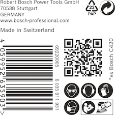 Brusný papír EXPERT C470, 100 × 150 mm, G 40, 50 ks