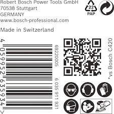 Brusný papír EXPERT C470, 100 × 150 mm, G 120, 50 ks