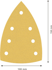 Brusný papír EXPERT C470, 100 × 150 mm, G 120, 50 ks