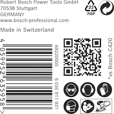 Brusný papír EXPERT C470, 100 × 150 mm, G 240, 50 ks
