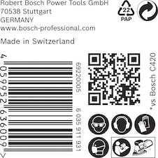 Brusný papír EXPERT C470, 102 × 62/93 mm, G 180, 50 ks