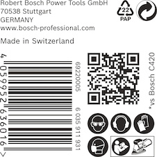 Brusný papír EXPERT C470, 102 × 62/93 mm, G 240, 50 ks