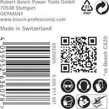 Brusný papír EXPERT C470, 115 × 107 mm, G 120, 50 ks