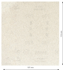 Brusná mřížka EXPERT M480, 115 × 107 mm, G 240, 10 ks