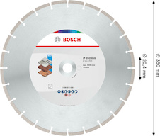 Diamantový řezací kotouč Multi Material, 350 × 25,4 × 10 mm