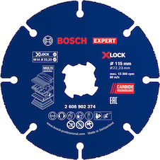 Karbidový řezací kotouč EXPERT Multi Material, 115 × 22,23 mm, X-Lock