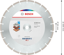 Diamantový řezací kotouč Multi Material, 300 × 20 × 7 mm