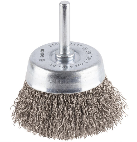 Hrncový kartáč PRO Stainless Steel clean, rovná stopka, 60 × 0,3 mm