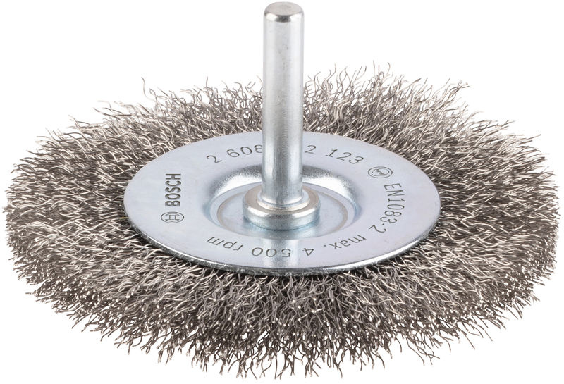 Drátěný kartáč PRO Stainless Steel clean, rovná stopka, 80 × 0,2 mm