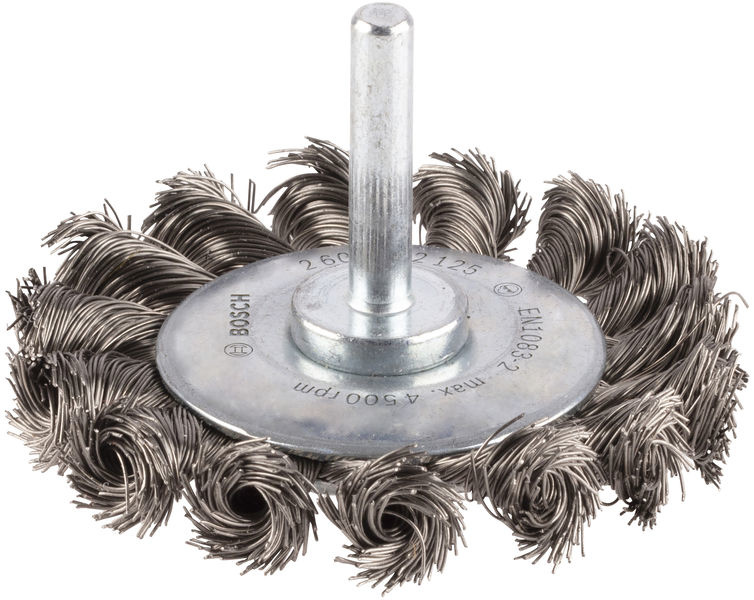 Drátěný kartáč PRO Stainless Steel heavy, rovná stopka, 70 × 0,35 mm