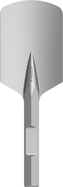 Lopatkový sekáč PRO HEX 28-4C, zaoblený, 135 × 400 mm