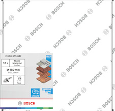 Diamantový řezací kotouč Multi Material turbo, 180 x 22,23 x 7 mm, 10 ks