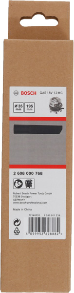 Štěrbinová hubice, 40 × 40 × 194 mm