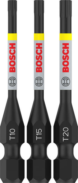 Bity PRO T Impact, T10, T15, T20, 55 mm, 3 ks