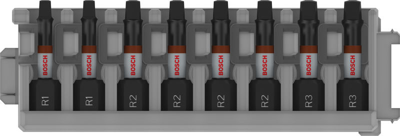 Bity PRO R Impact, R1 (2×), R2 (4×), R3 (2×), 55 mm, 8 ks