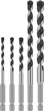 Sada vrtáků PRO HEX-5, 4 × 100, 5 × 100, 6 × 100, 8 × 150, 10 × 150 mm, 5 ks