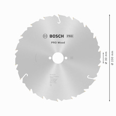 Pilový kotouč PRO Wood pro okružní pilu, 230 × 2,4 × 30 mm, T18