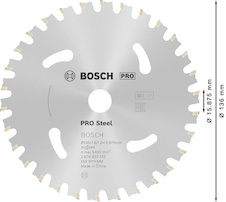 Pilový kotouč PRO Steel cordless pro akumulátorovou okružní pilu, 136 × 1,6 × 15,875 mm