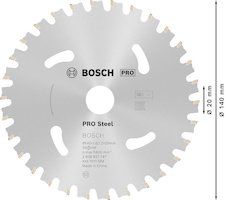 Pilový kotouč PRO Steel cordless pro akumulátorovou okružní pilu, 140 × 1,6 × 20 mm