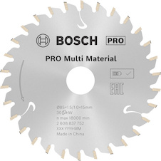 Pilový kotouč PRO Multi Material cordless pro akumulátorovou okružní pilu, 85 × 1,5 × 15 mm