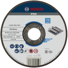 Řezací kotouč PRO Metal, 125 × 2,5 × 22,23 mm, oSa