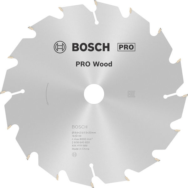 Pilový kotouč PRO Wood pro okružní pilu, 184 × 2,5 × 20 mm